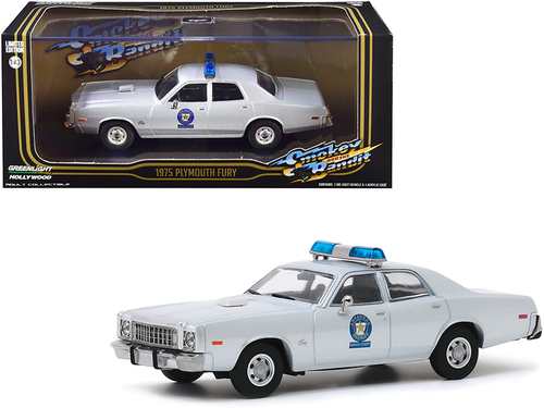 1975 Plymouth Fury Silver \Arkansas Sheriff\" \"Smokey and the