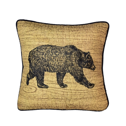 American Heritage Textiles 75415 18 x 18 in. Oakland Cp Paw Decorative