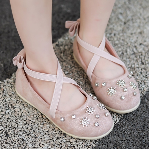 Autumn Cute Children's Princess Shoes Belted Shoes
