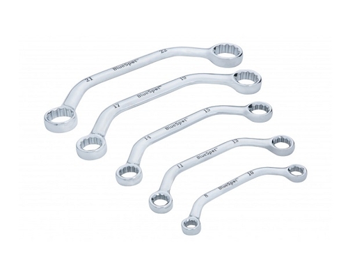 BlueSpot 5 Pce Metric Obstruction Spanner Set (8-22mm)