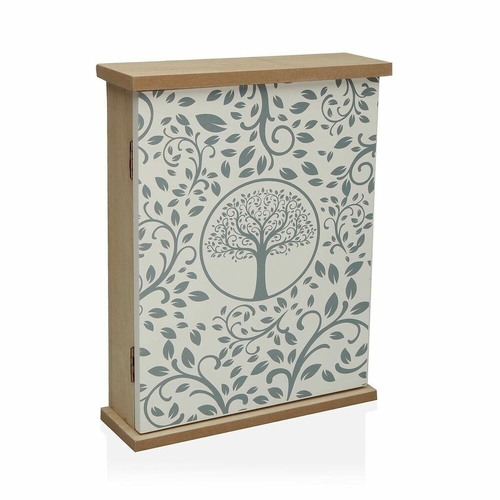 Decorative box Versa Lively Keys MDF Wood (6,5 x 26 x 20 cm)