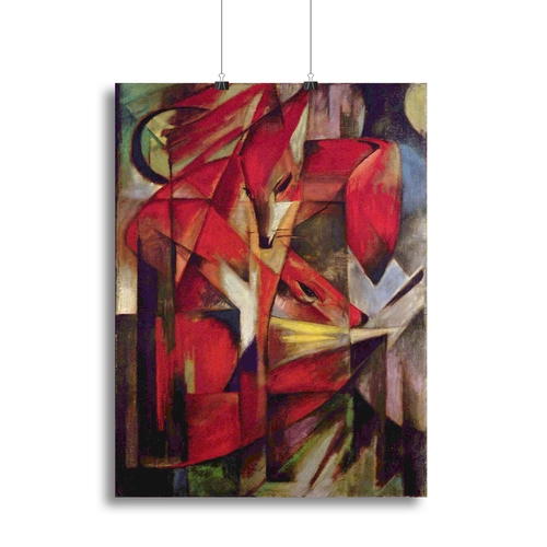 Foxes by Franz Marc Canvas Print or Poster