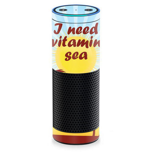 MightySkins AMECHO-Vitamin Sea Skin Decal Wrap for Amazon Echo - Vitam