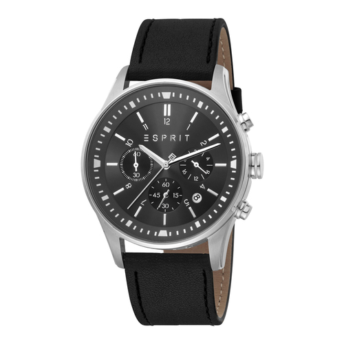 Esprit ES1G209L0035 Terry Chrono Black Silver Mens Watch Chronograph