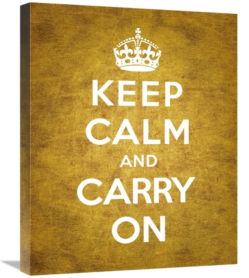 Global Gallery GCS-371963-2024-142 20 x 24 in. Keep Calm & Carry on - 