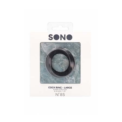 SONO No. 85 Silicone Cockring Black Large