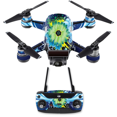 MightySkins DJSPCMB-Flower Explosion Skin Decal for DJI Spark Mini Dro