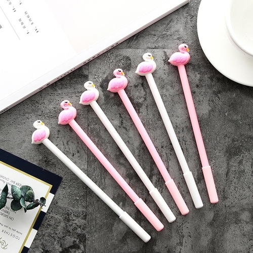 3Pcs/Lot Funny Flamingo Gel Pen gel ink pen cute