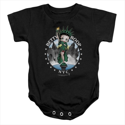 Boop-Nyc - Infant Snapsuit- Athletic Heather - Small 6 Mos