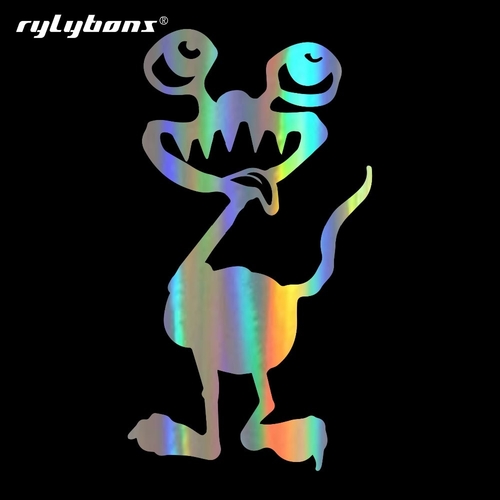 Rylybons Funny Alien Monster Design Car Bumper
