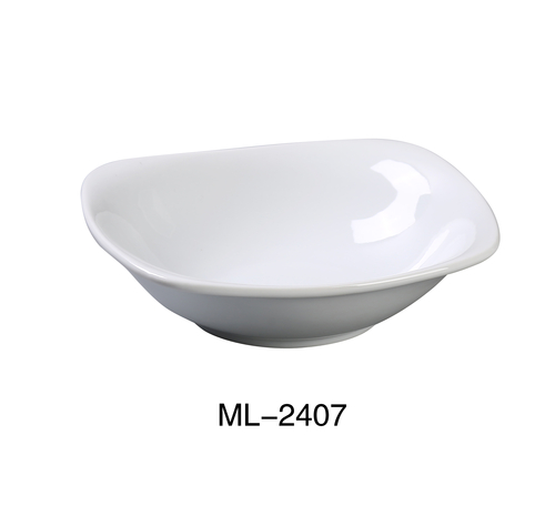Yanco ML-2407 Mainland 7 1/4" X 2" SQUARE BOWL WITH ROUNDED CORNER 18