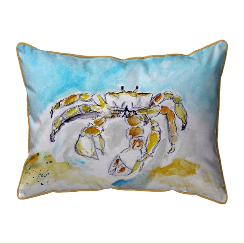 Betsy Drake HJ717 16 x 20 in. Ghost Crab Large Indoor & Outdoor Pillow