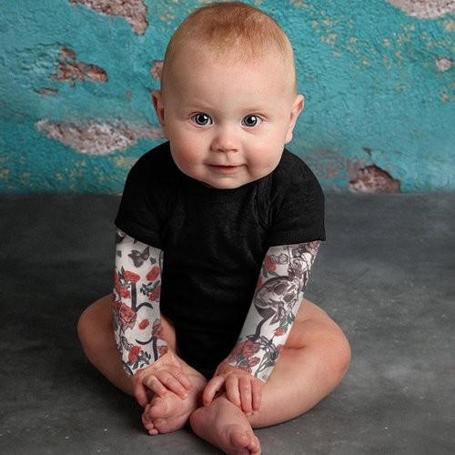 Winter Newborn Baby Boy Clothes Tattoo Printed