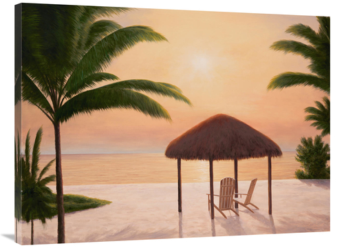 Global Gallery GCS-136848-3040-142 30 x 40 in. Beach Tiki Art Print - 