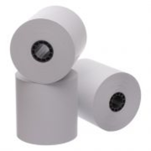  3 in. x 100 ft. White Bond Rolls for Ithaca POS - 50 per Case