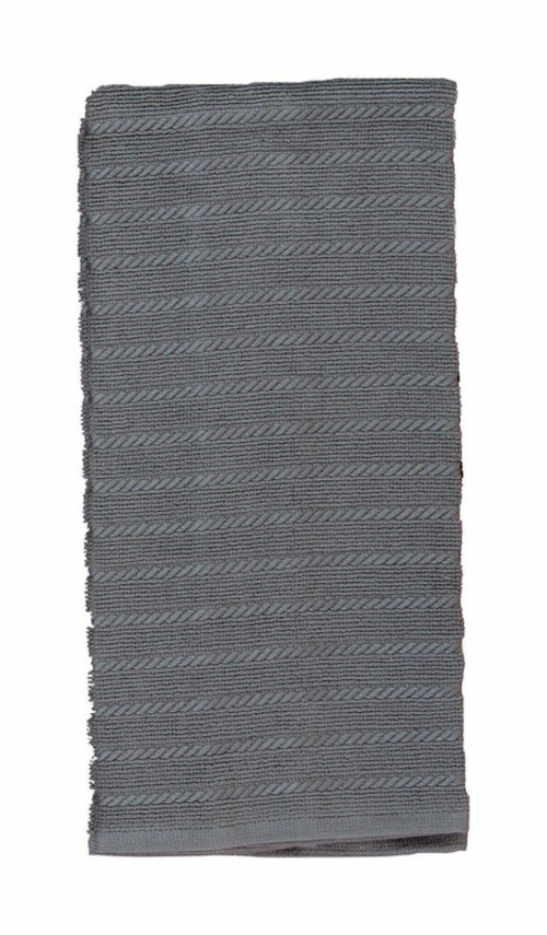 Kay Dee 6662217 Graphite Cotton Kitchen Towel - Pack of 6