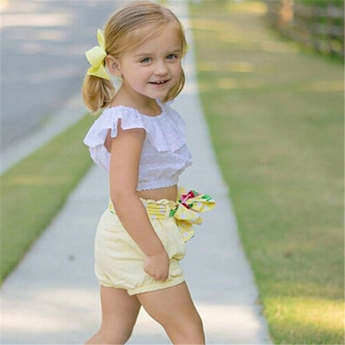Pudcoco Hot Sale Summer Beauty Baby Girls Clothing