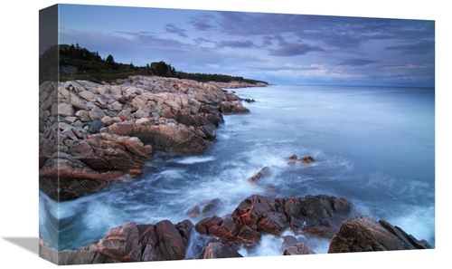 Global Gallery GCS-397615-1218-142 12 x 18 in. Coastal Granite Rocks&#