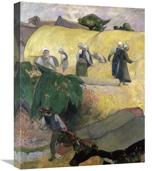 Global Gallery GCS-277634-22-142 22 in. Haystacks Art Print - Paul Gau