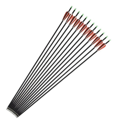 12pcs/lot NEW 30" Carbon Arrow Spine500 with Red