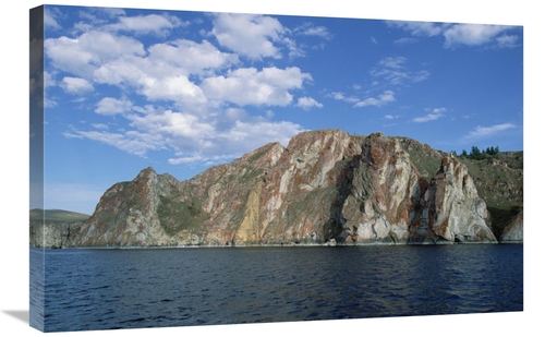 Global Gallery GCS-452494-2030-142 20 x 30 in. Red Rocks Cliffs Along 