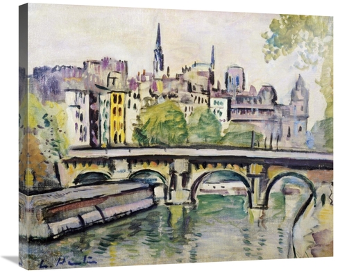 Global Gallery GCS-266606-30-142 30 in. Le Pont Neuf, Paris Art Pr