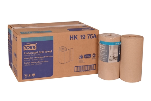 Tork HK1975A CPC 9 in. Jumbo Perforated Household Recycled Towel Roll 