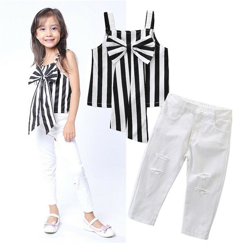 1-5Y Fashion Kids Baby Girl Summer 2Pcs Outfits