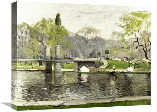 Global Gallery GCS-282141-22-142 22 in. Boston Commons Art Print - Art