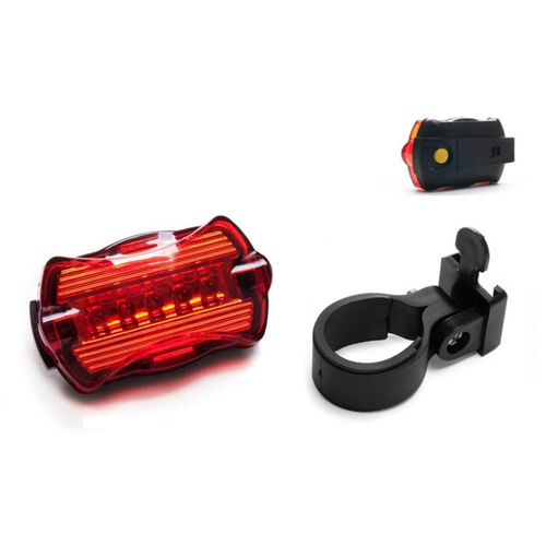 Bike Bicycle 5 LED Rear Tail Light Bike Bicycle