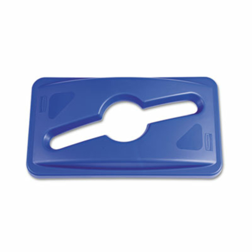 Rubbermaid Commercial 1788372 Slim Jim Single Stream Recycling Top for