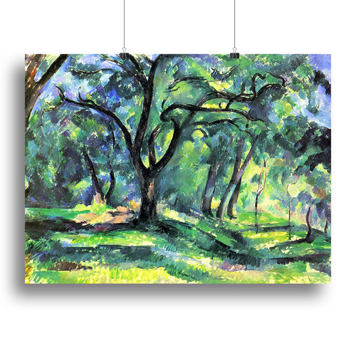 In the Woods by Cezanne Canvas Print or Poster