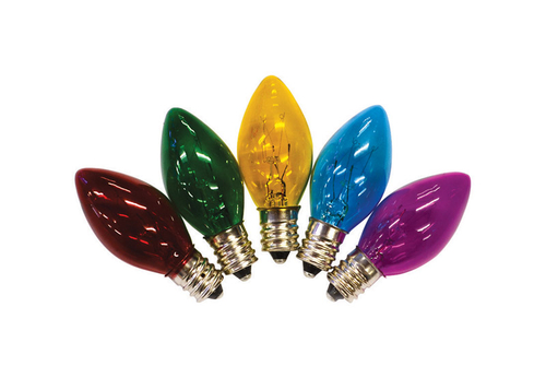 Holiday Bright Lights 9761156 C7 Triple Spray Christmas Light Bulbs&#4