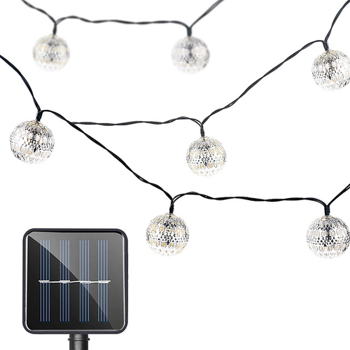 New 10 LEDs LED Strip Solar Powered Waterproof LED