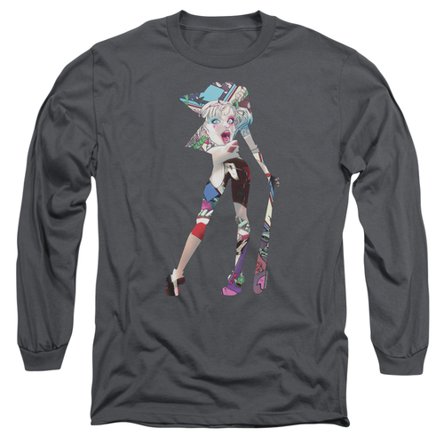 Trevco BM2833-AL-6 Batman & Scene Inside Adult Cotton Long Sleeve 18-1