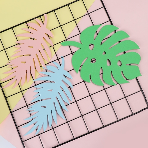 6pcs DIY Paper Turtle Leaf/Palm Leaves Backdrop