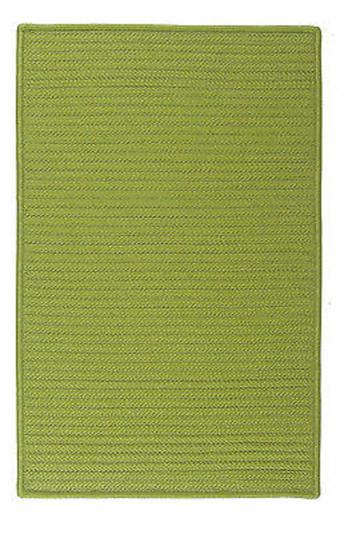 Colonial Mills Rug H271R024X096S Simply Home Solid - Bright Green 2 ft