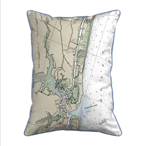 Betsy Drake HJ11534HB 16 x 20 in. Holden Beach, NC Nautical Map La