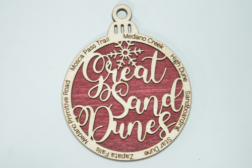 Main Great Sand Dunes National Park Christmas Ornament image