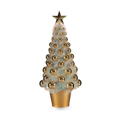 Christmas Tree Iridescent Golden Plastic 16 x 37,5 x 16 cm