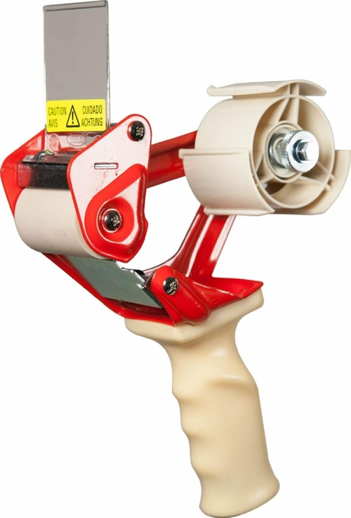 Industrial Packing Tape Dispenser for 3" Tape. Side Loading Tape Gun.