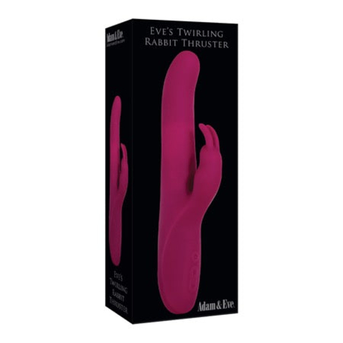 Adam & Eve Eve's Twirling Rabbit Thruster Rechargeable Silicone Rabbit