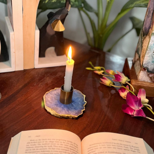 Agate Candle Holders Pack of 1