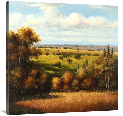 Global Gallery GCS-39150-3636-142 36 x 36 in. Tuscan Vista Art Print -