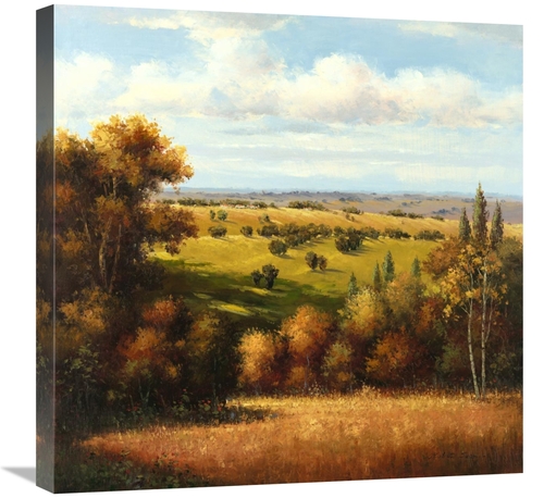 Global Gallery GCS-39150-2424-142 24 x 24 in. Tuscan Vista Art Print -