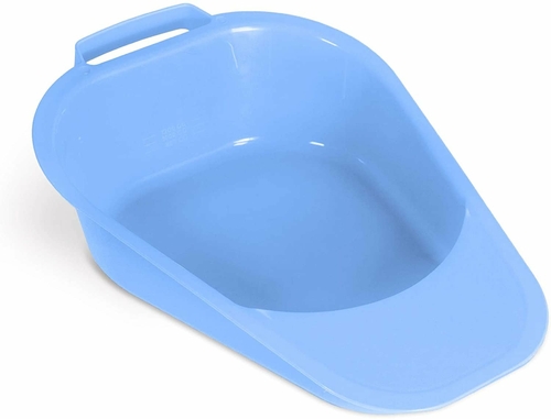 48 Autoclavable Pack Fracture Bedpans, Plastic Bedpans Loop Handle.