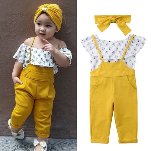 2018 Fashion Summer Toddler Baby Girls Clothes