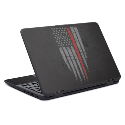 MightySkins HPCH11G1-Thin Red Line Skin for HP Chromebook x360 11 in. 