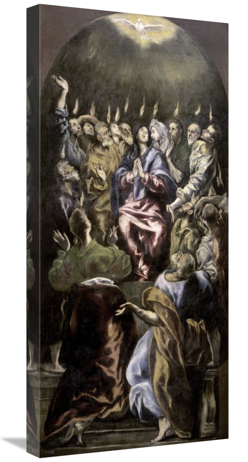 Global Gallery GCS-277481-30-142 30 in. Pentecost Art Print - El Greco