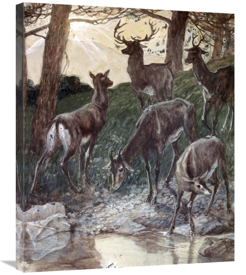 Global Gallery GCS-280218-30-142 30 in. As Pants the Hart Art Print - 